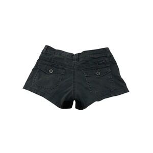 Womens grey Cargo Shorts Utility Pockets